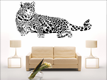 Wandtattoo Gepard liegend